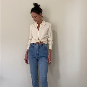 vintage high-rise jeans